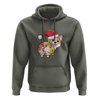 Christmas Corgi Dog Hoodie Cute Animal Pet Puppy Lover Gift Xmas Lights