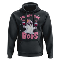 Halloween Women Ghost Cute Funny Hoodie I'm Just Here For The Boos