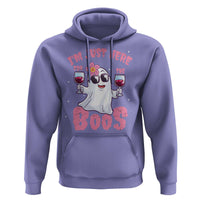 Halloween Women Ghost Cute Funny Hoodie I'm Just Here For The Boos