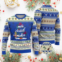 Hawaiian Christmas Tree Ugly Christmas Sweater Mele Kalikimaka Beach Family Vacation Xmas Hawaii Santa - Wonder Print Shop