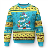 Hawaiian Christmas Tree Ugly Christmas Sweater Mele Kalikimaka Beach Family Vacation Xmas Hawaii Santa - Wonder Print Shop