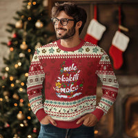Hawaiian Christmas Tree Ugly Christmas Sweater Mele Kalikimaka Beach Family Vacation Xmas Hawaii Santa - Wonder Print Shop