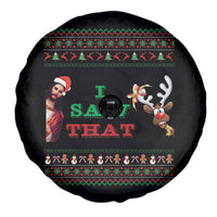 Jesus I Saw That Meme Spare Tire Cover Funny Ugly Christmas Religious Christian - Wonder Print Shop