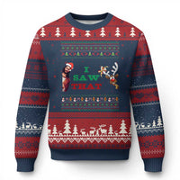 Jesus I Saw That Meme Ugly Christmas Sweater Funny Ugly Xmas Religious Christian - Wonder Print Shop