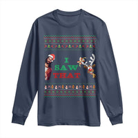 Jesus I Saw That Meme Long Sleeve Shirt Funny Ugly Christmas Religious Christian - Wonder Print Shop