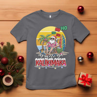 Mele Kalikimaka Hawaiian Christmas In July Hawaii Santa T Shirt Xmas Family Beach Vacation - Wonder Print Shop