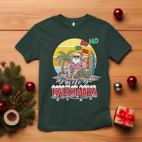 Mele Kalikimaka Hawaiian Christmas In July Hawaii Santa T Shirt Xmas Family Beach Vacation - Wonder Print Shop