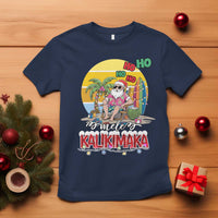 Mele Kalikimaka Hawaiian Christmas In July Hawaii Santa T Shirt Xmas Family Beach Vacation - Wonder Print Shop