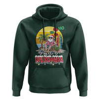 Mele Kalikimaka Hawaiian Christmas In July Hawaii Santa Hoodie Xmas Family Beach Vacation