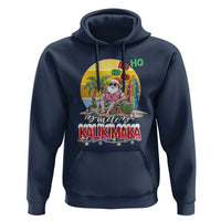 Mele Kalikimaka Hawaiian Christmas In July Hawaii Santa Hoodie Xmas Family Beach Vacation