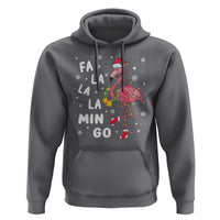 Christmas Flamingo Hoodie Hawaii Christmas Xmas Lights Tree