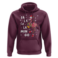Christmas Flamingo Hoodie Hawaii Christmas Xmas Lights Tree