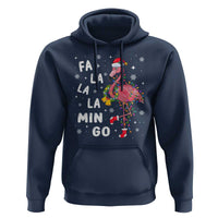 Christmas Flamingo Hoodie Hawaii Christmas Xmas Lights Tree