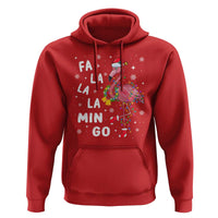 Christmas Flamingo Hoodie Hawaii Christmas Xmas Lights Tree