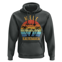 Mele Kalikimaka Hawaiian Christmas Hoodie Retro Hawaii Island Palm Beach Surfboard Surf Xmas Family
