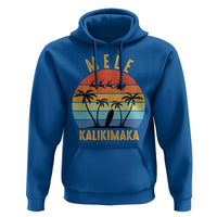 Mele Kalikimaka Hawaiian Christmas Hoodie Retro Hawaii Island Palm Beach Surfboard Surf Xmas Family