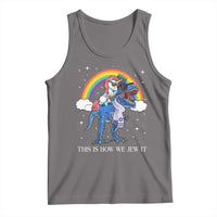 Funny Hanukkah Tank Top Jewnicorn This Is How We Jew It - Wonder Print Shop