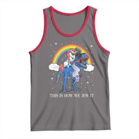 Funny Hanukkah Tank Top Jewnicorn This Is How We Jew It - Wonder Print Shop