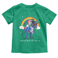 Funny Hanukkah Toddler T Shirt Jewnicorn This Is How We Jew It - Wonder Print Shop