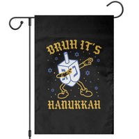 Bruh Hanukkah Garden Flag Funny Dabbing Dreidel Love Jewish Chanukah Jew Gift - Wonder Print Shop