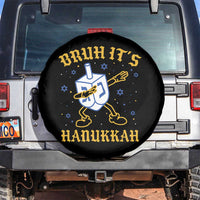 Bruh Hanukkah Spare Tire Cover Funny Dabbing Dreidel Love Jewish Chanukah Jew Gift - Wonder Print Shop