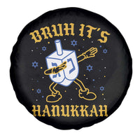 Bruh Hanukkah Spare Tire Cover Funny Dabbing Dreidel Love Jewish Chanukah Jew Gift - Wonder Print Shop