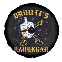 Bruh Hanukkah Spare Tire Cover Funny Dabbing Dreidel Love Jewish Chanukah Jew Gift - Wonder Print Shop