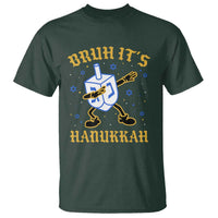 Bruh Hanukkah T Shirt Funny Dabbing Dreidel Love Jewish Chanukah Jew Gift - Wonder Print Shop