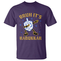 Bruh Hanukkah T Shirt Funny Dabbing Dreidel Love Jewish Chanukah Jew Gift - Wonder Print Shop