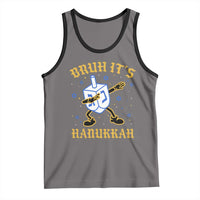 Bruh Hanukkah Tank Top Funny Dabbing Dreidel Love Jewish Chanukah Jew Gift - Wonder Print Shop
