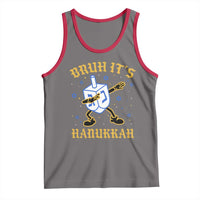 Bruh Hanukkah Tank Top Funny Dabbing Dreidel Love Jewish Chanukah Jew Gift - Wonder Print Shop