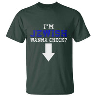 Funny Jewish T Shirt Im Jewish Wanna Check - Wonder Print Shop