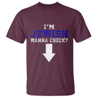 Funny Jewish T Shirt Im Jewish Wanna Check - Wonder Print Shop