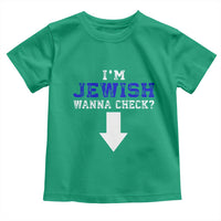 Funny Jewish Toddler T Shirt Im Jewish Wanna Check - Wonder Print Shop