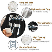 Funny Jewish Throw Blanket Getting Chai High Hanukkah Humor - Wonder Print Shop