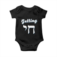 Funny Jewish Baby Onesie Getting Chai High Hanukkah Humor - Wonder Print Shop