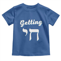 Funny Jewish Toddler T Shirt Getting Chai High Hanukkah Humor - Wonder Print Shop