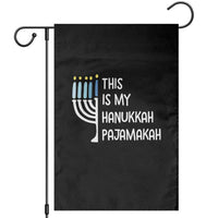 Funny Hanukkah Pajama Garden Flag This is My Pajamakah Gift Chanukah - Wonder Print Shop