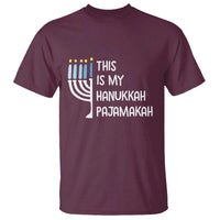 Funny Hanukkah Pajama T Shirt This is My Pajamakah Gift Chanukah - Wonder Print Shop