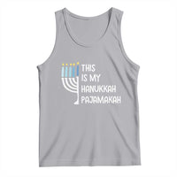 Funny Hanukkah Pajama Tank Top This is My Pajamakah Gift Chanukah - Wonder Print Shop