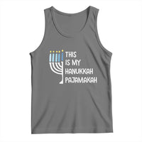 Funny Hanukkah Pajama Tank Top This is My Pajamakah Gift Chanukah - Wonder Print Shop