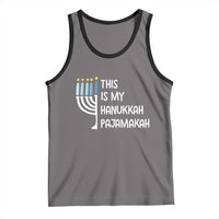 Funny Hanukkah Pajama Tank Top This is My Pajamakah Gift Chanukah - Wonder Print Shop
