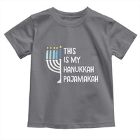 Funny Hanukkah Pajama Toddler T Shirt This is My Pajamakah Gift Chanukah - Wonder Print Shop