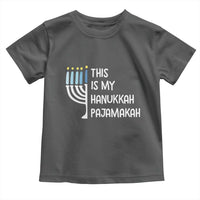 Funny Hanukkah Pajama Toddler T Shirt This is My Pajamakah Gift Chanukah - Wonder Print Shop