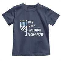 Funny Hanukkah Pajama Toddler T Shirt This is My Pajamakah Gift Chanukah - Wonder Print Shop