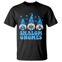 Happy Hanukkah T Shirt Retro Groovy Eight Nights Lights - Wonder Print Shop