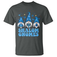 Happy Hanukkah T Shirt Retro Groovy Eight Nights Lights - Wonder Print Shop