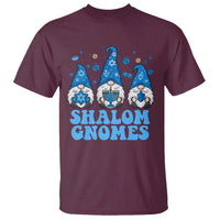 Happy Hanukkah T Shirt Retro Groovy Eight Nights Lights - Wonder Print Shop