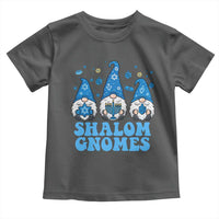 Happy Hanukkah Toddler T Shirt Retro Groovy Eight Nights Lights - Wonder Print Shop