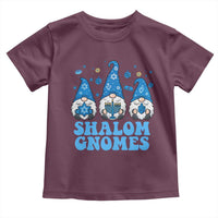 Happy Hanukkah Toddler T Shirt Retro Groovy Eight Nights Lights - Wonder Print Shop